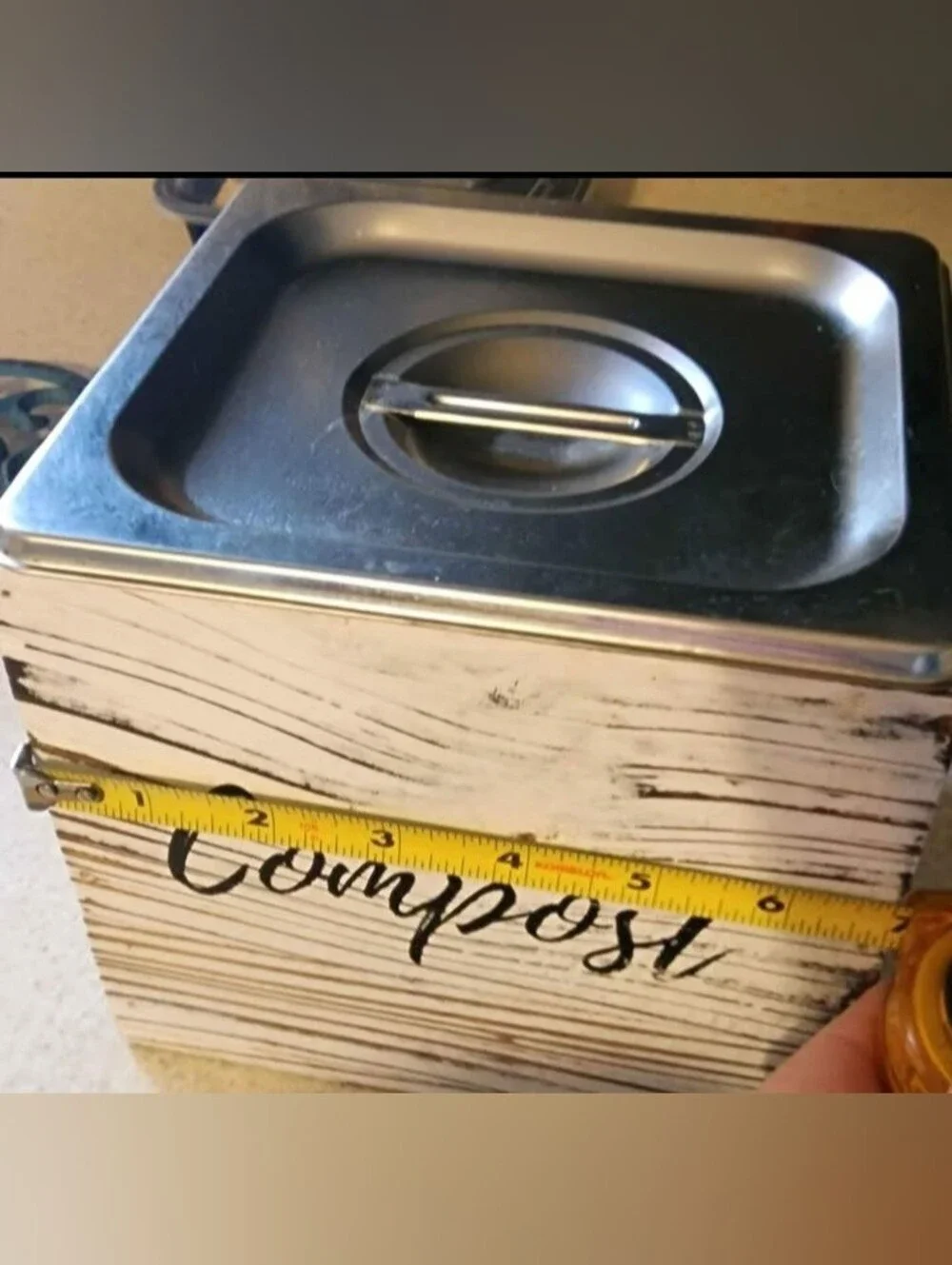 Kitchen Compost Bin With Lid
